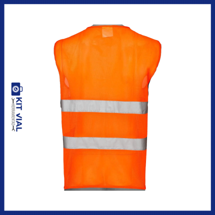 Chaleco Reflectivo Estándar Naranja – Talla Única