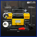 Compresora de Aire Doble Pistón Offroad Fishing 300LPM 150PSI - Imagen 3
